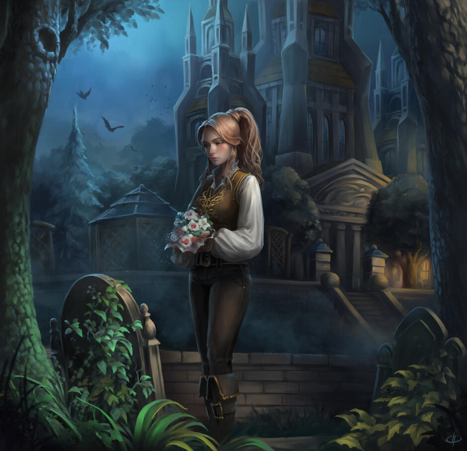 A Visit (by DayPaintStudio)