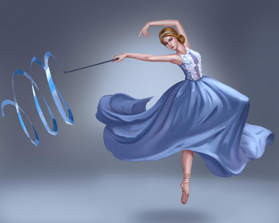 Ribbon Dancing (by BlueMintAnime)