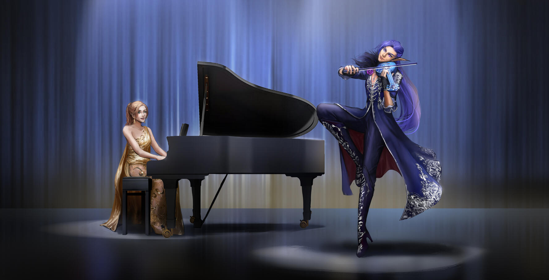 Memorable RP Moments ~ Elinore &amp; Leo MWB Gala (by Zuaidraws)