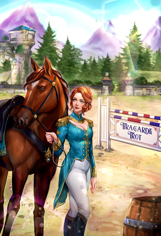 Elinore at Tiragarde Trot (by Aireenscolor)