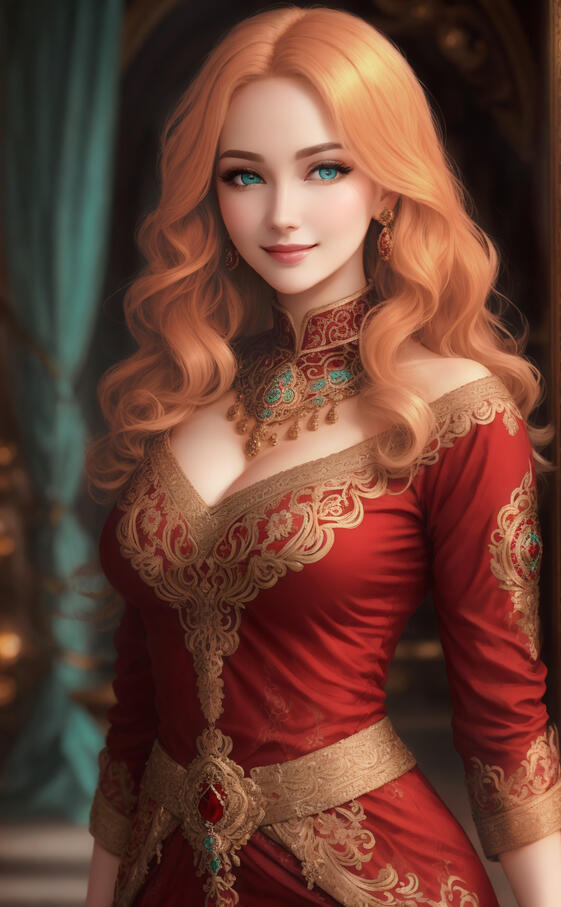 Formal Red Dress 2