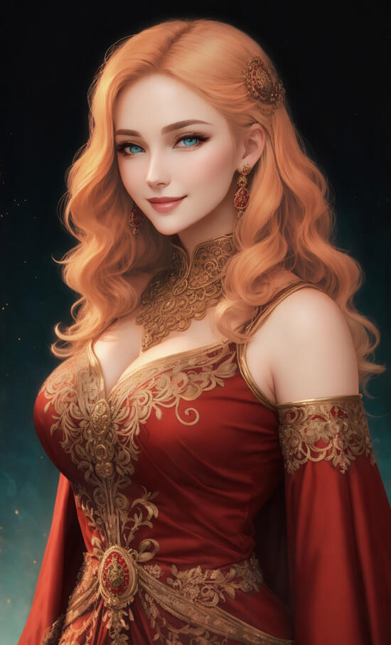 Formal Red Dress 1