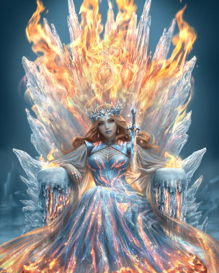 Frostfire Throne (by Hunnby)