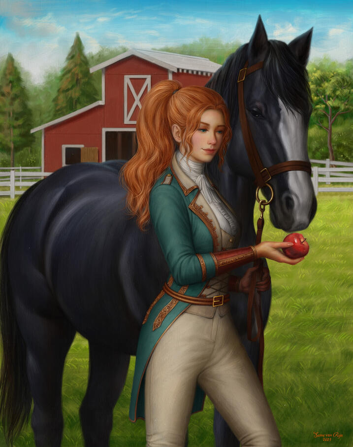 Elinore and Ferrero (by Same-van-Rijn)