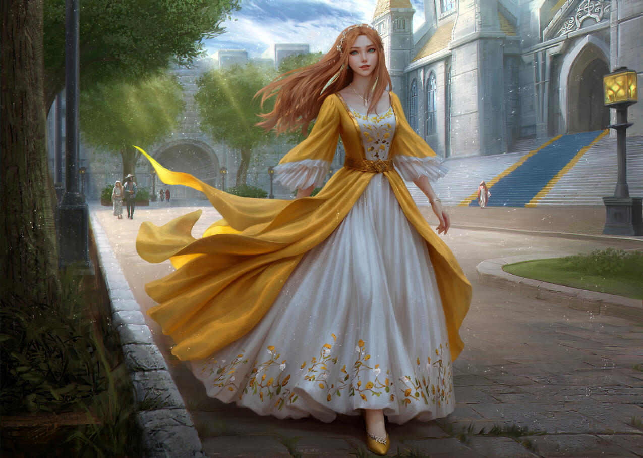 Cathedral Square Stroll (by Hunnby)