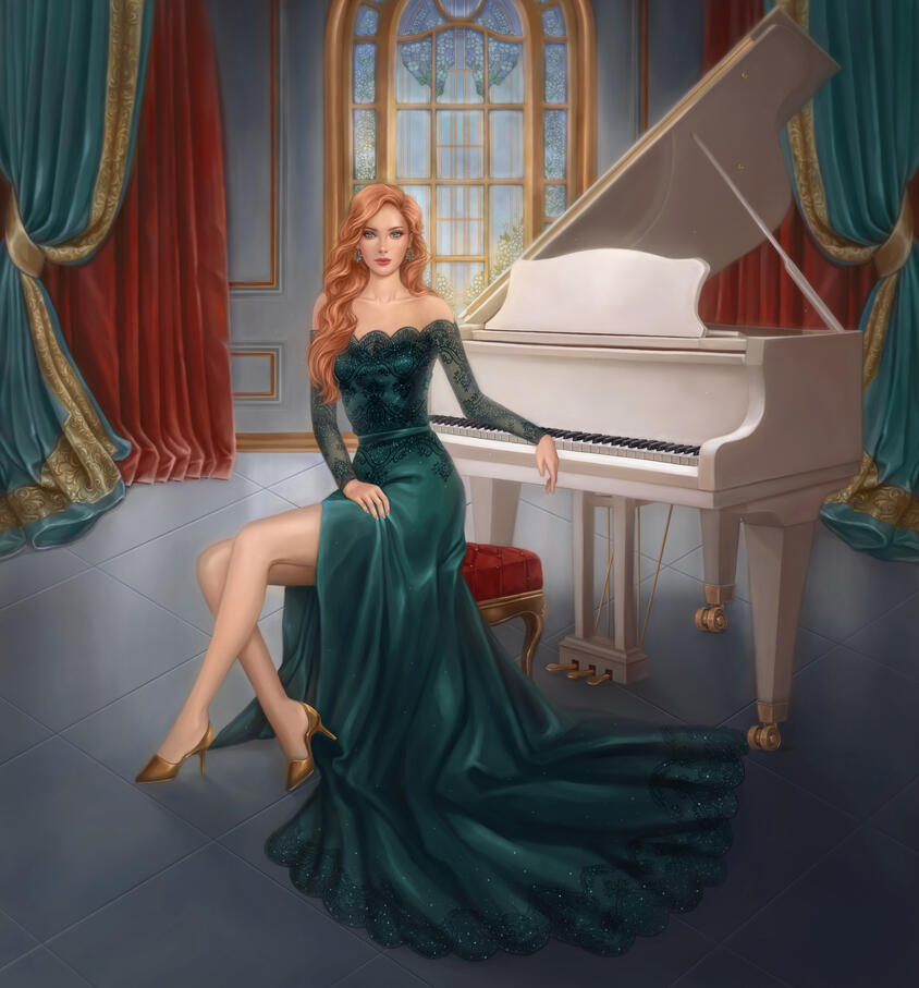 The White Piano (by Lynyarts)